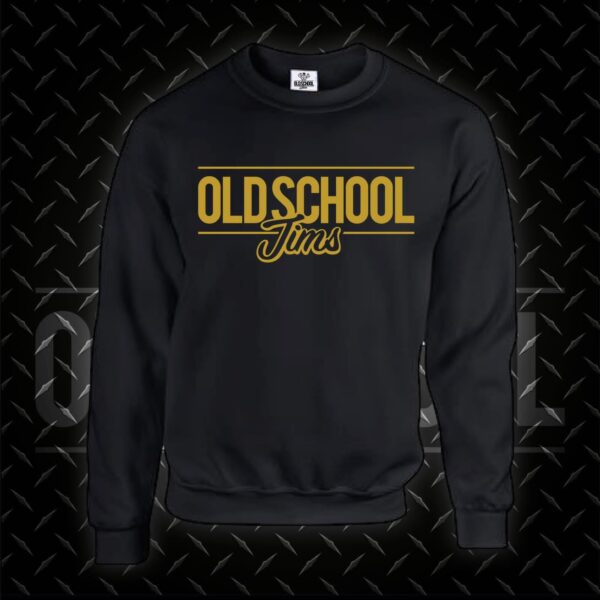 BLACK LARGE PRINT SWEATER