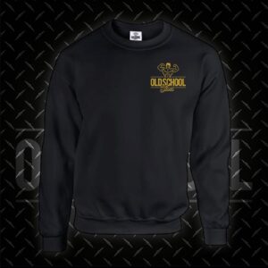 BLACK SMALL PRINT SWEATER