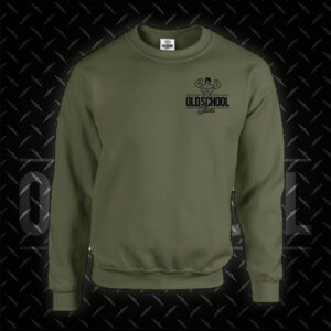KHAKI SMALL PRINT SWEATER