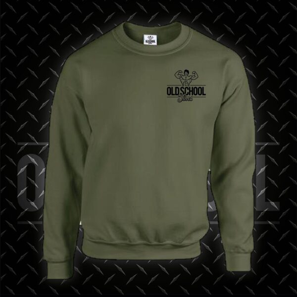 KHAKI SMALL PRINT SWEATER